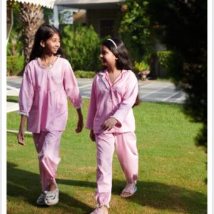 Pink Girls’ Nightwear Set