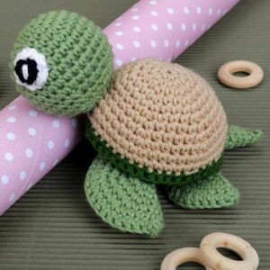 Handmade Crochet Turtle – Adorable Amigurumi Plush Toy