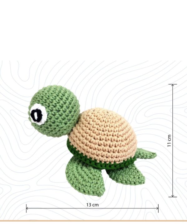 Handmade Crochet Turtle – Adorable Amigurumi Plush Toy